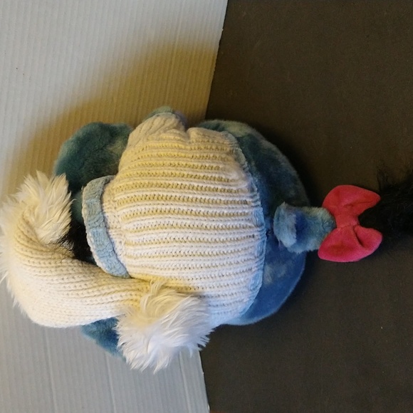 VGUC. Disney store exclusive Winnie the Pooh Eeyore snowflake plush stuffed toy. - Picture 3 of 11